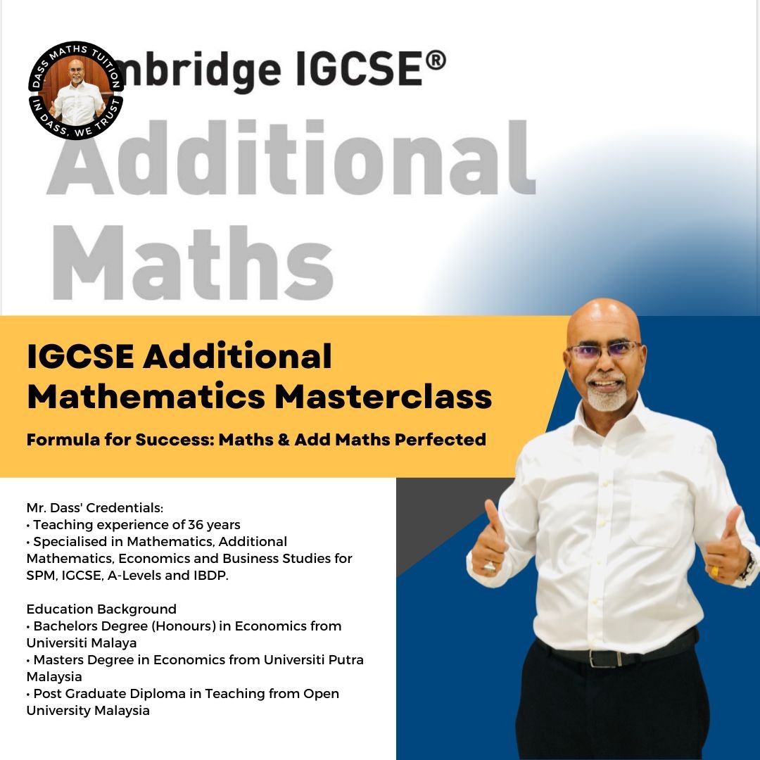 IGCSE Add Maths - dassmaths.com